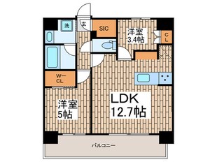 シーズンフラッツ大森北の物件間取画像